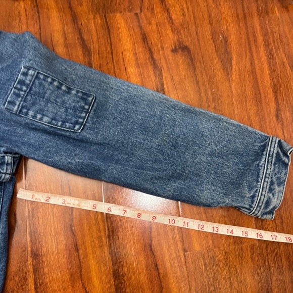 Dakota Vintage Denim Jacket Zip Off Sleeves Size XL - Picture 12 of 12